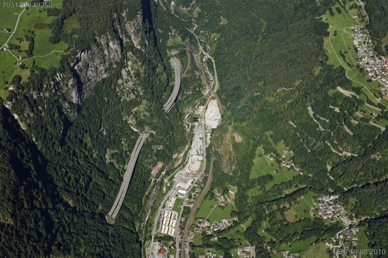Faido, Multifunktionsstelle, Baustelle NEAT